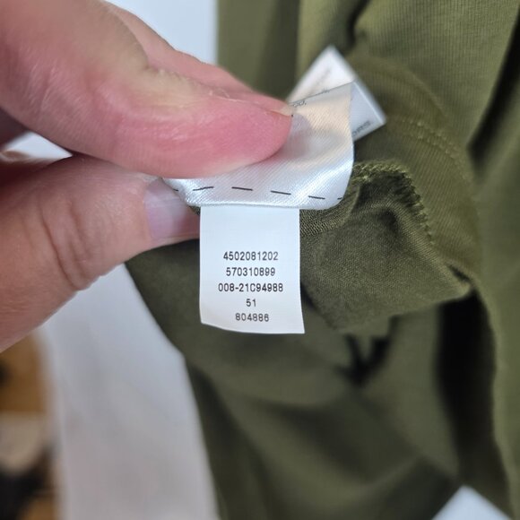 Chico's Olive Green Touch of Cool Knit Open Front Cardigan Women's Size Medium - Picture 13 of 13